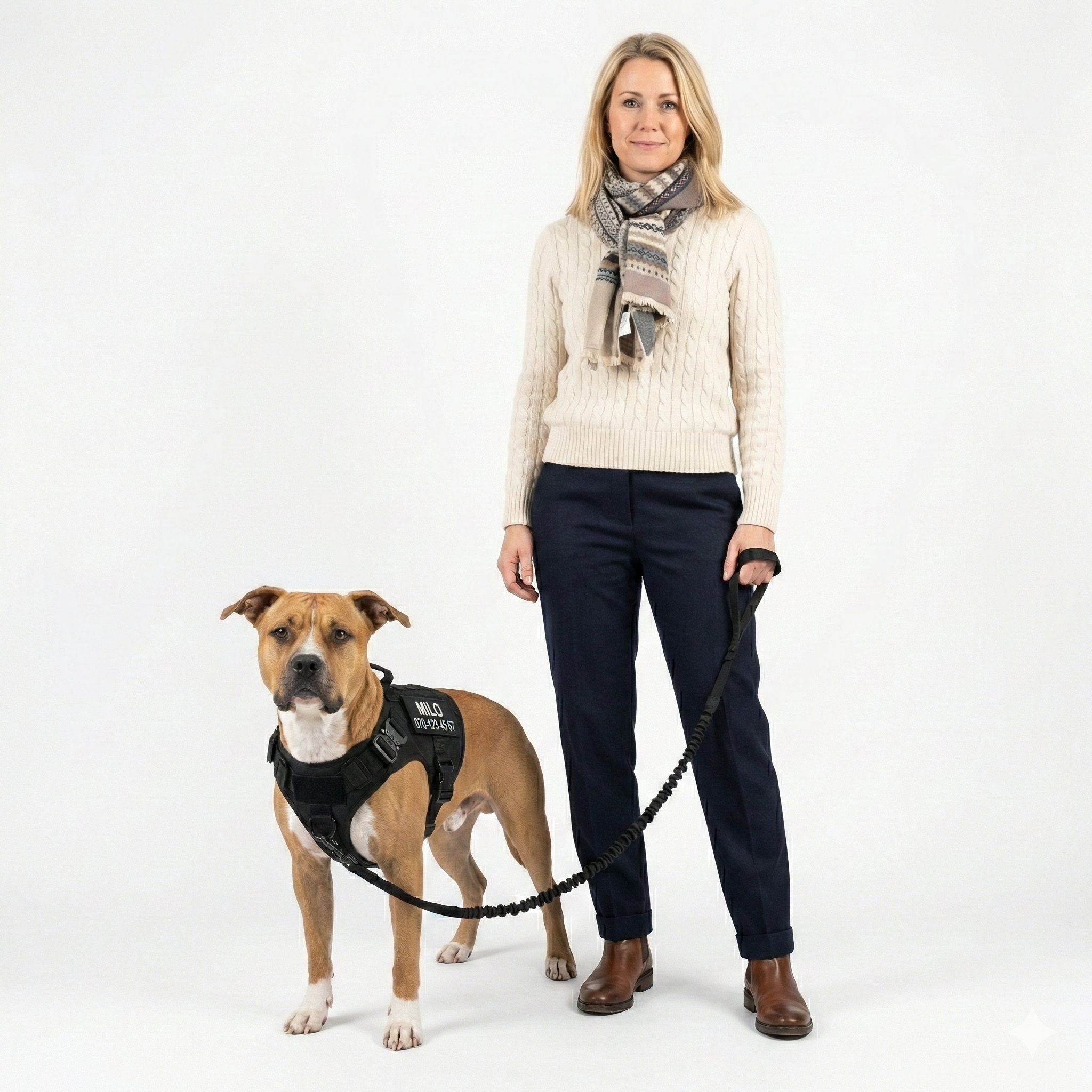 Hundtellas Anti-drag & Hitta hem sele