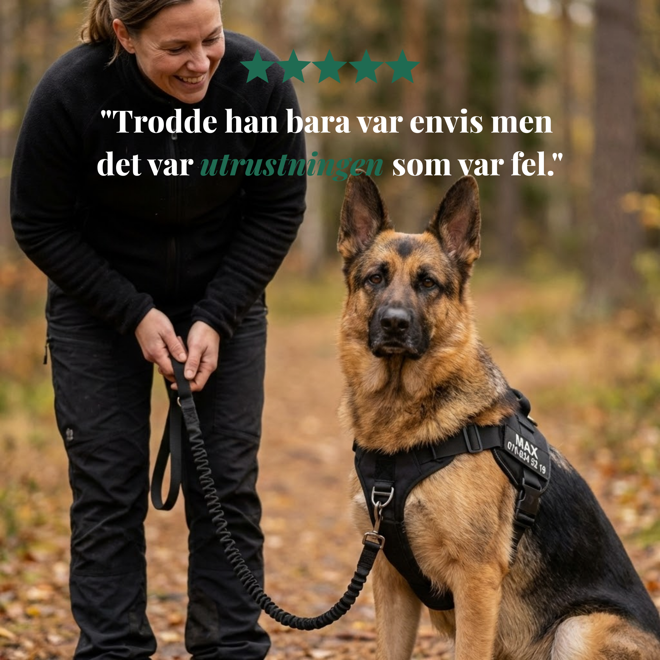 Hundtellas Anti-drag & Hitta hem sele