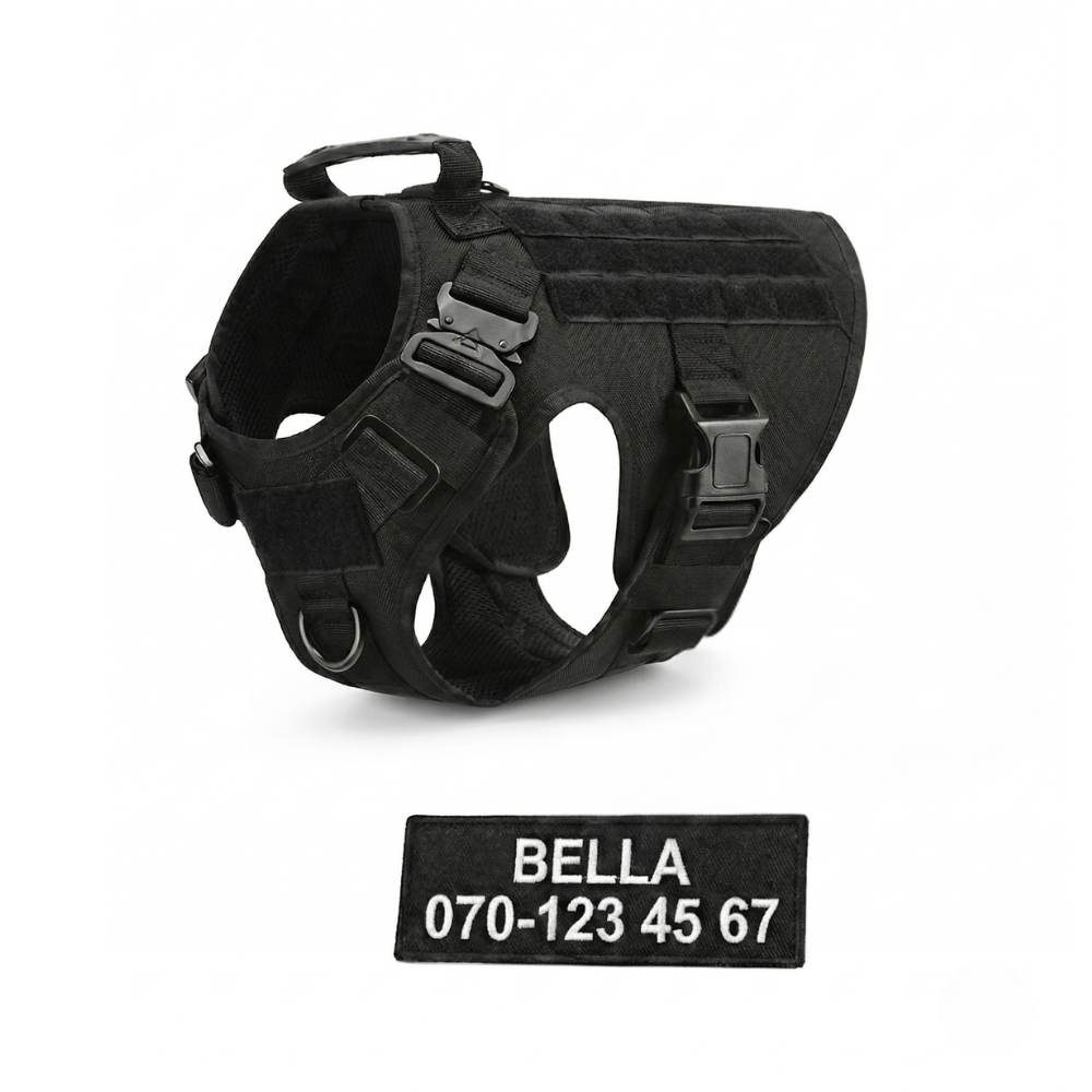 Hundtellas Anti-drag & Hitta hem sele